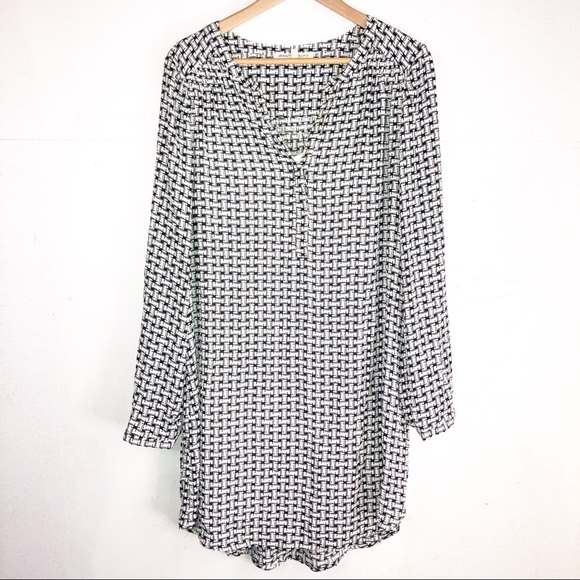 NWT Daniel Rainn shirt dress Sz L - Picture 1 of 7